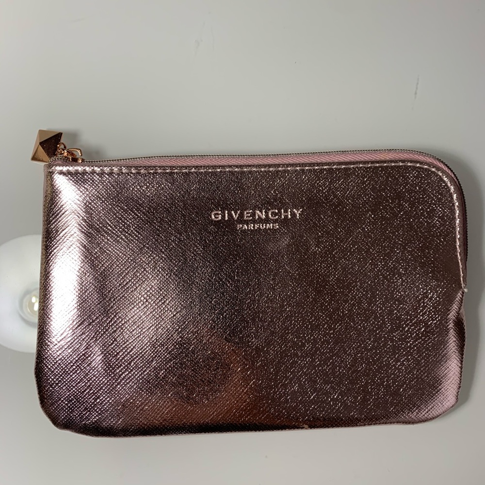 Givenchy rose gold metallic makeup case